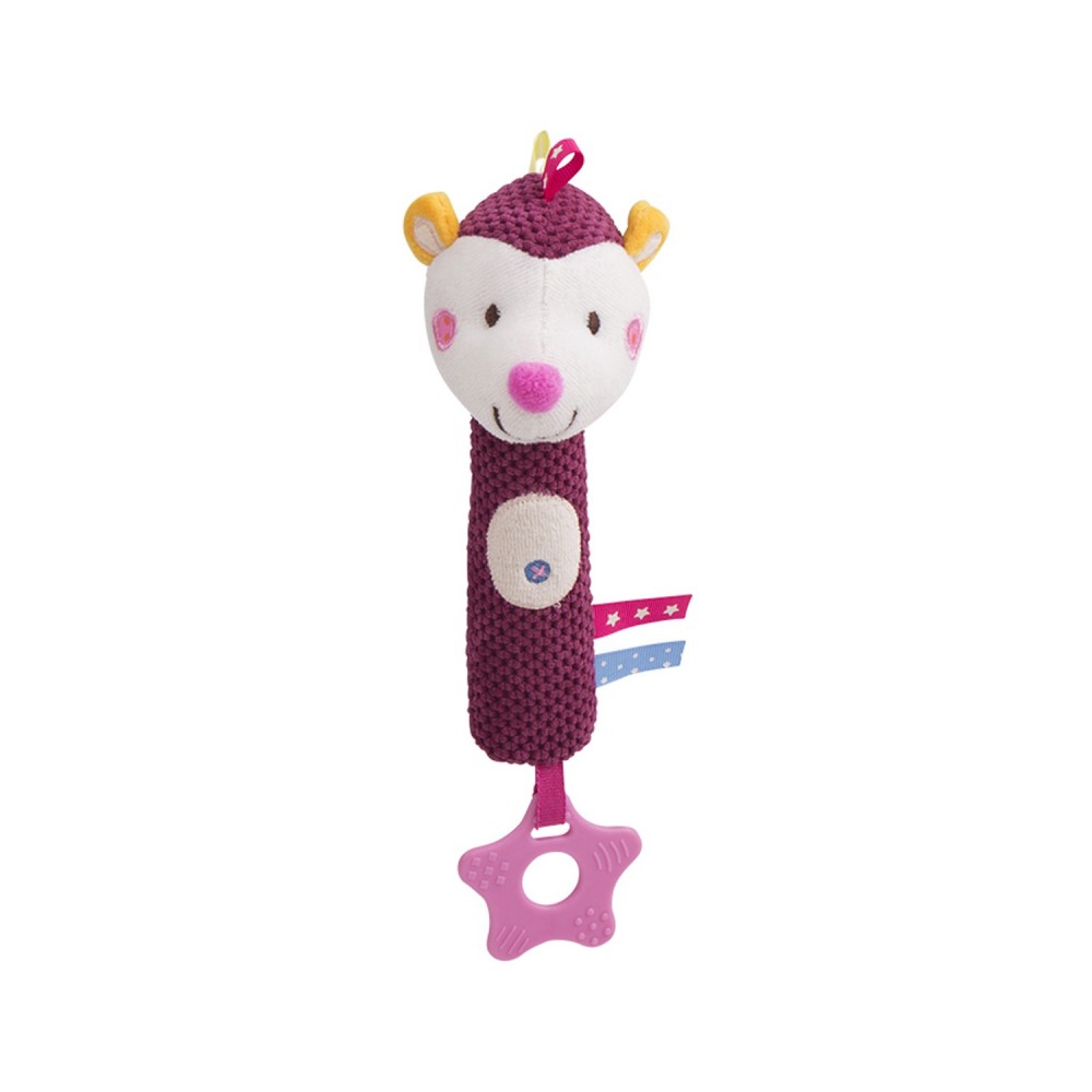 Kikkaboo juguete chillón rosa erizo
