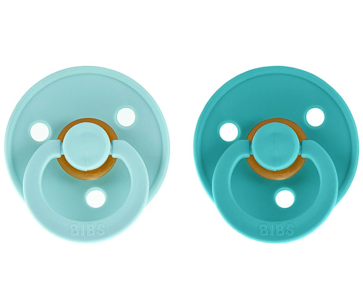 Bibs pack 2 chupetes retro Mint/Turquoise