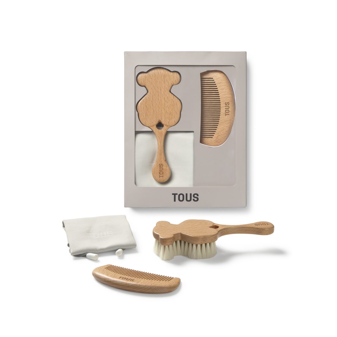 Tous set cepillo+peine beauty