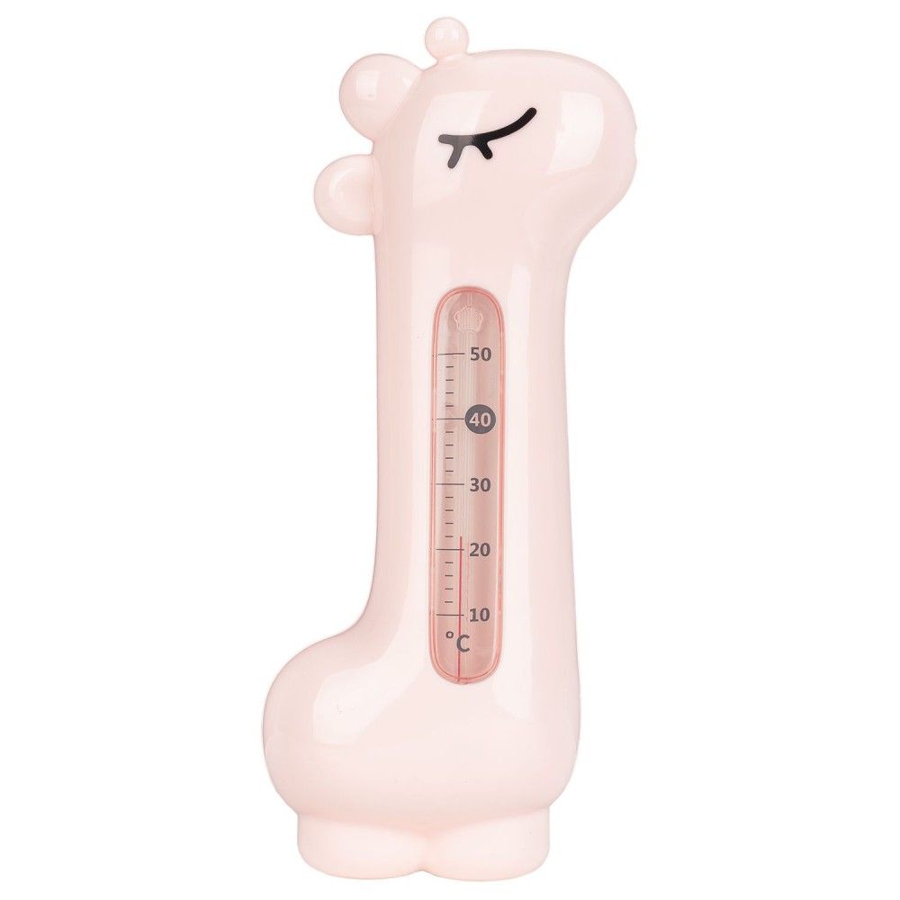 Kikkaboo termometro baño giraffe rosa