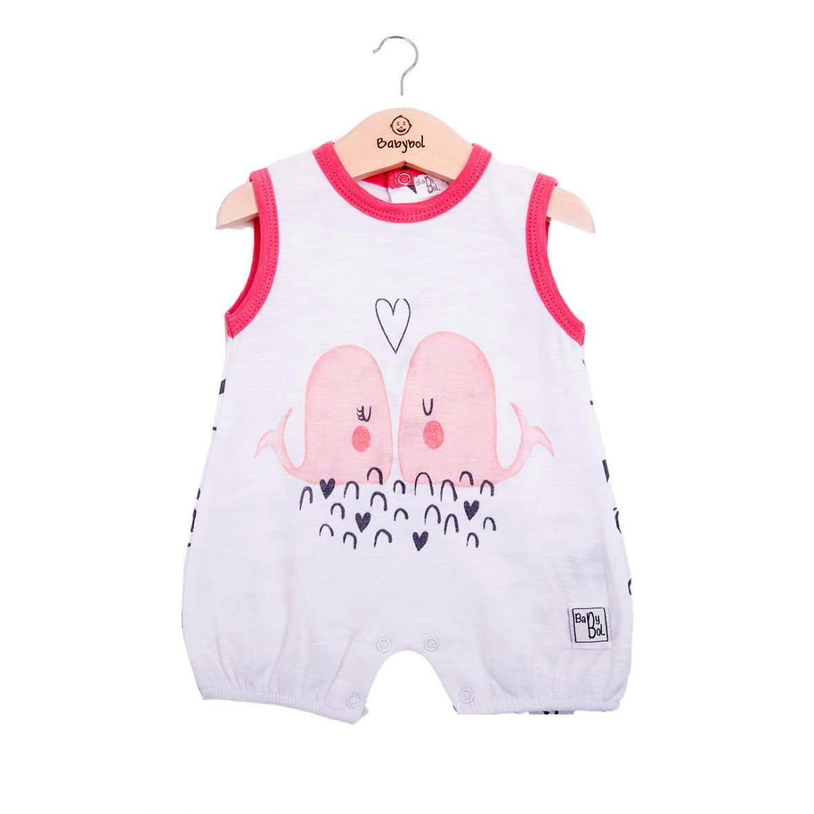 Babybol pelele tirantes ballenas 12848