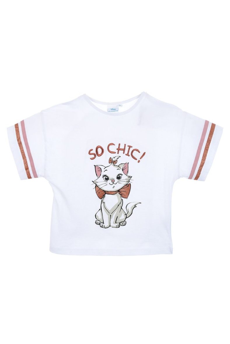 Disney camiseta Aristogatos blanco
