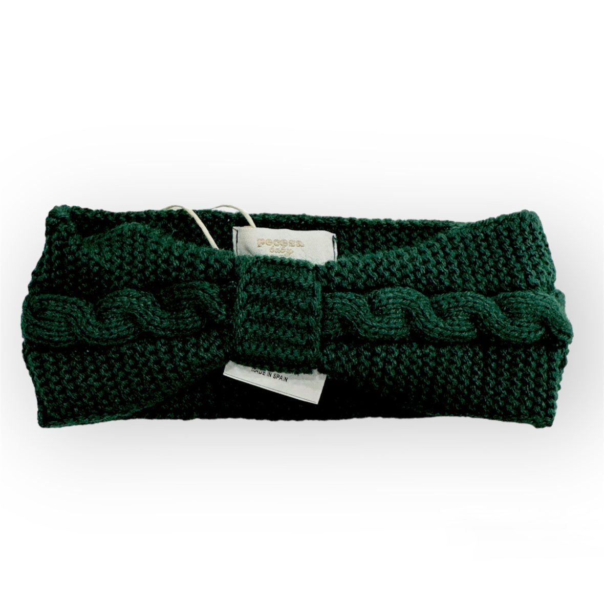 Pecesa turbante punto verde botella