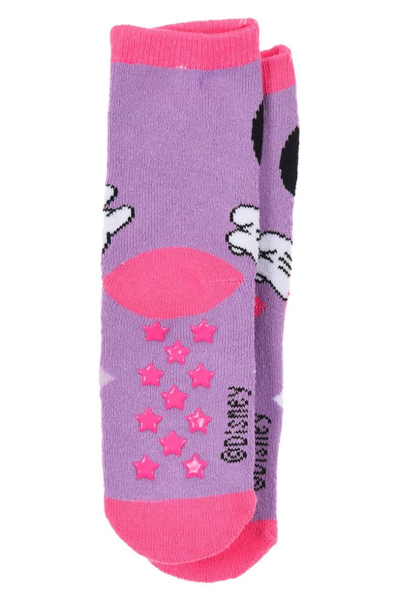 disney-calcetin-antideslizante-minnie-lila2-monmama