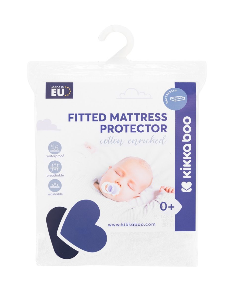 Kikkaboo Protector de colchón ajustable