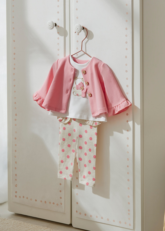 Mayoral Conjunto 3p 1715 lunares rosa