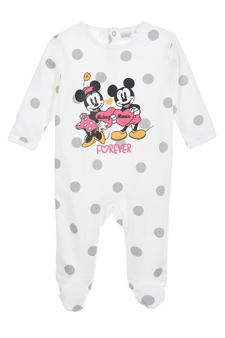 Disney pijama blanco Minnie y Mickey