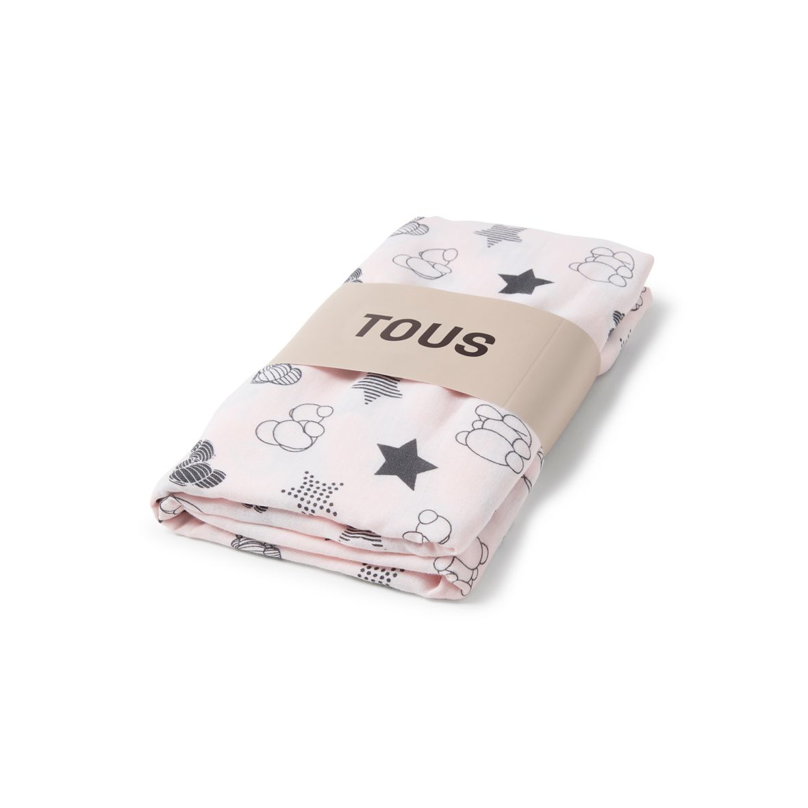 Tous muselina estrellas Bold rosa