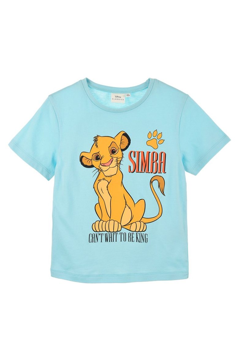 Disney camiseta m/c niño Simba azul