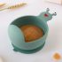 Kiokids cuenco caracol silicona verde