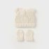 Mayoral conjunto gorro y manoplas tricot
