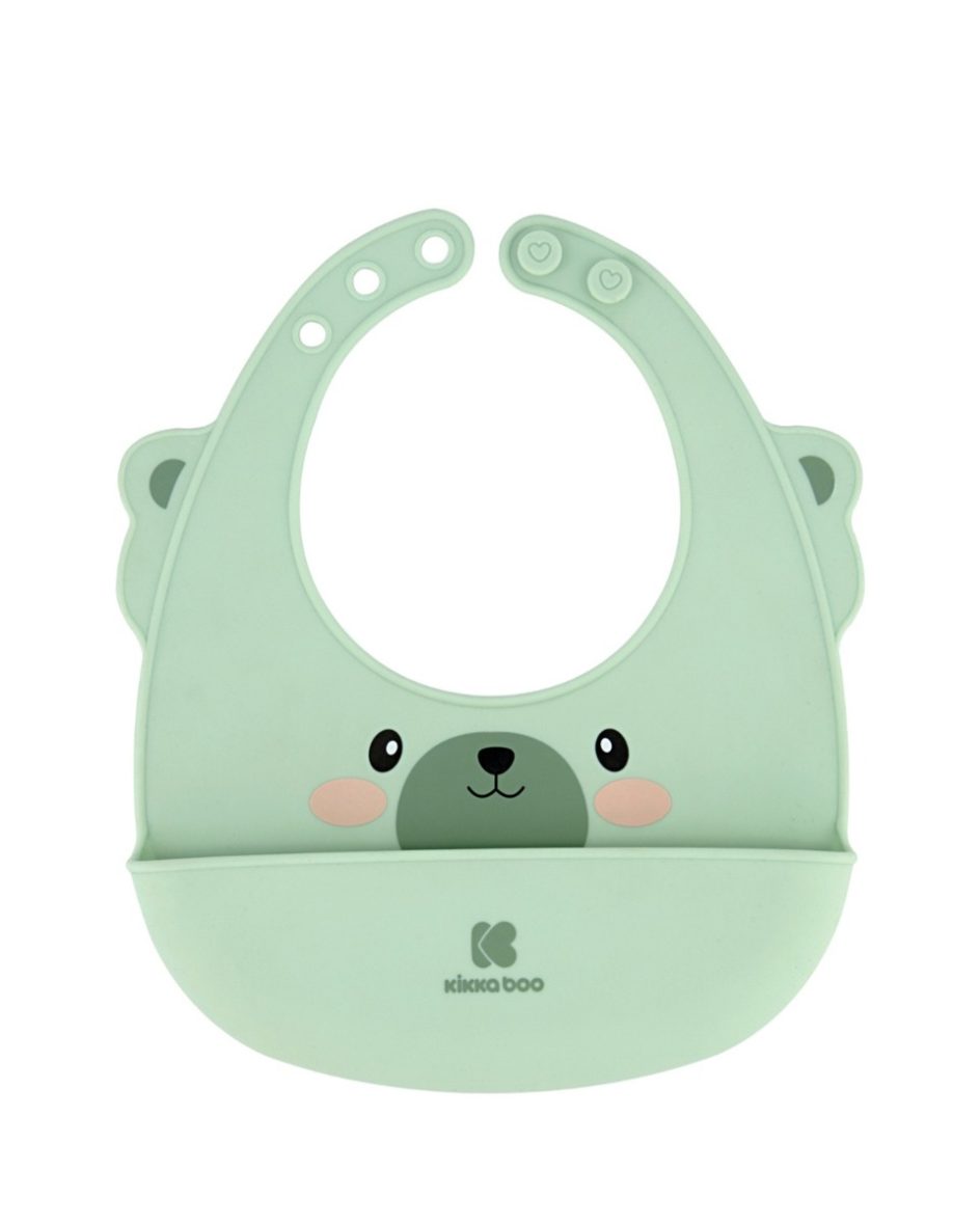 Kikkaboo babero silicona mint