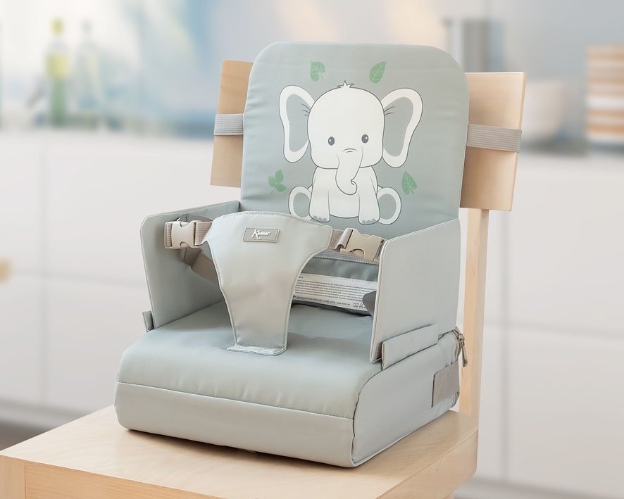 Kiokids bolso convertible en trona gris