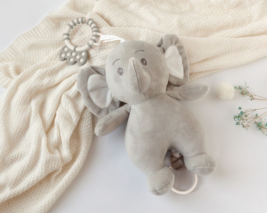Kiokids peluche musical elefante