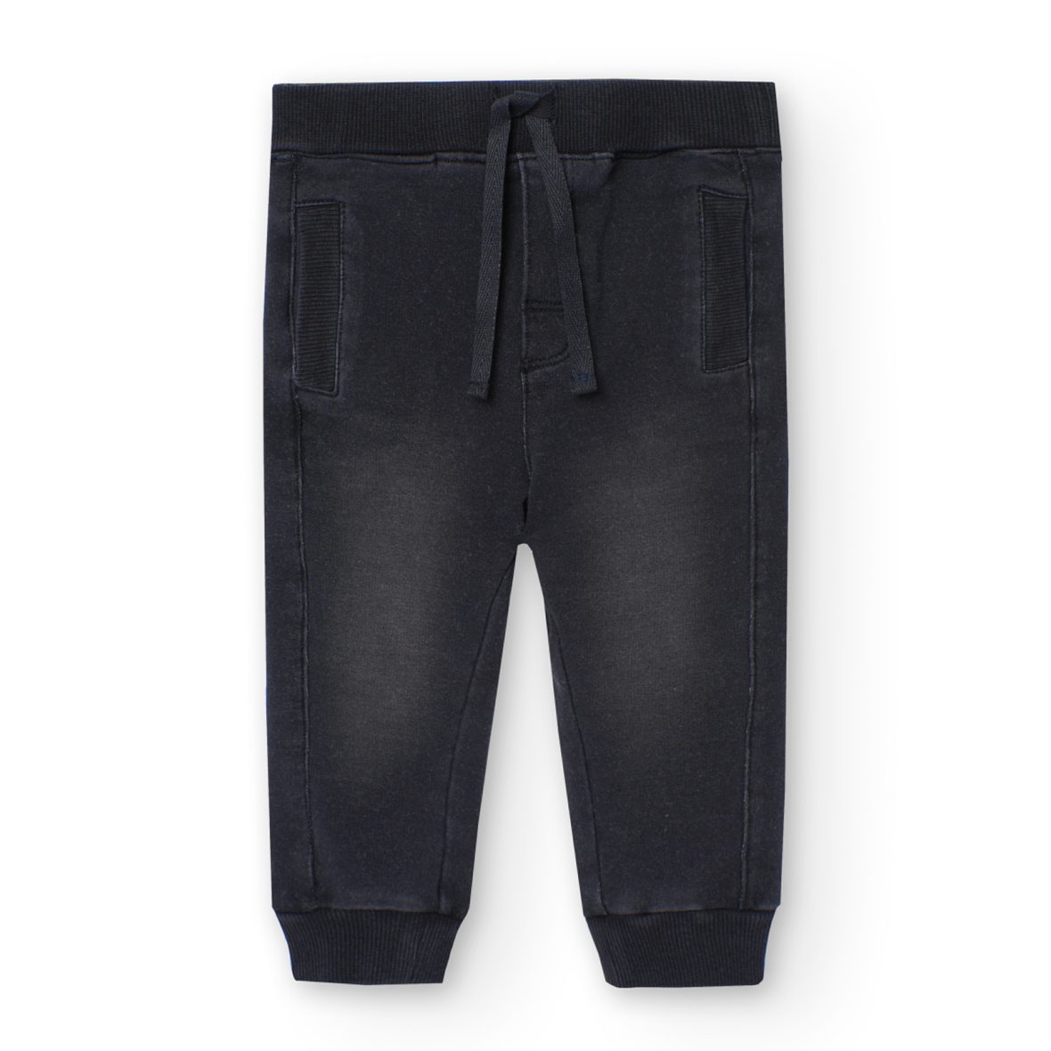 Boboli pantalón denim black 390248