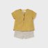 Mayoral conjunto lino mostaza 1211