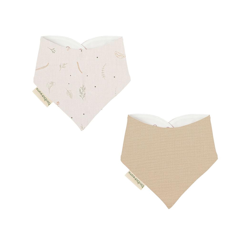 Bimbi pack 2 baberos bandana Botanic