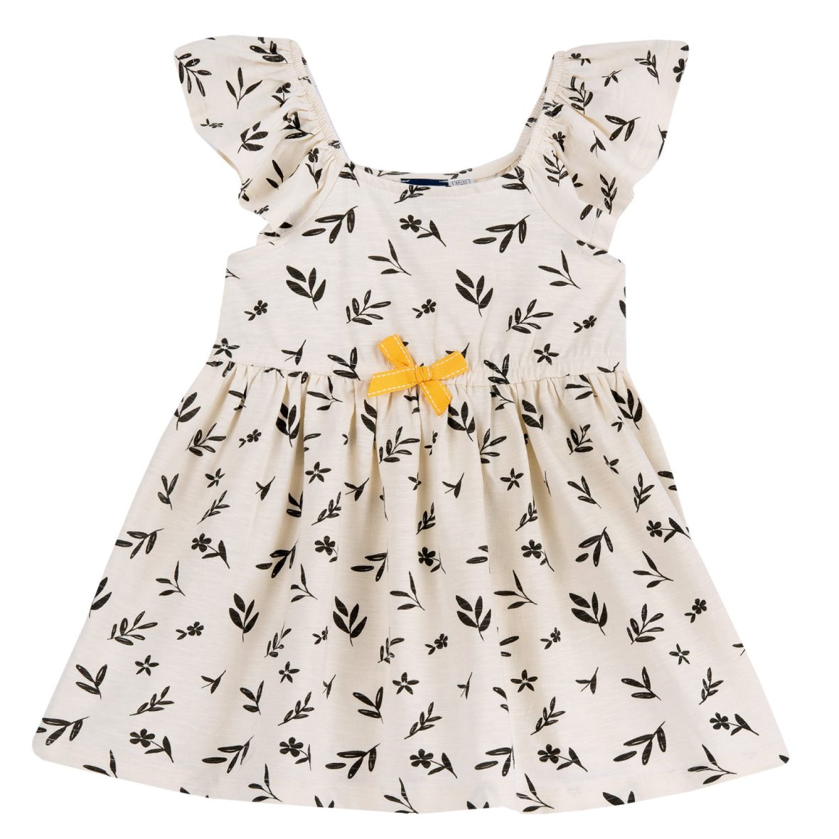 Chicco vestido hojas beig 16724