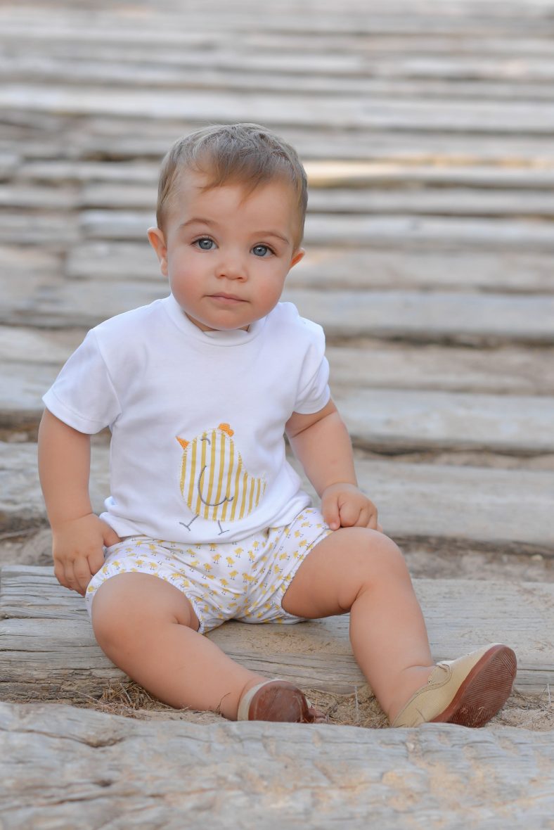 Pequeños Piratas conjunto niño pollito