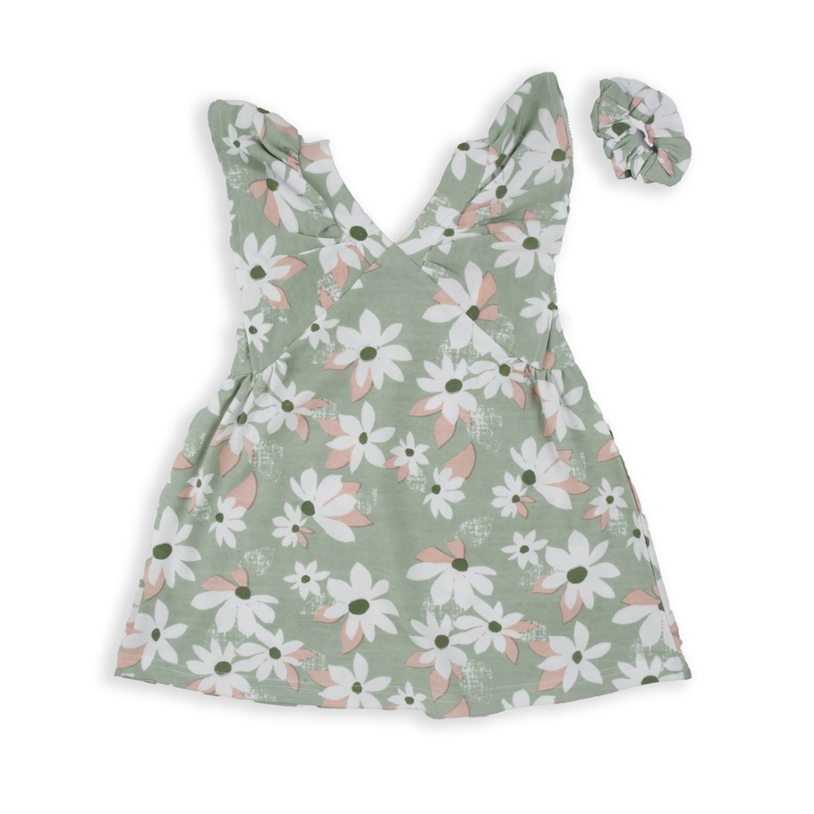 Babybol vestido y coletero flores 151316