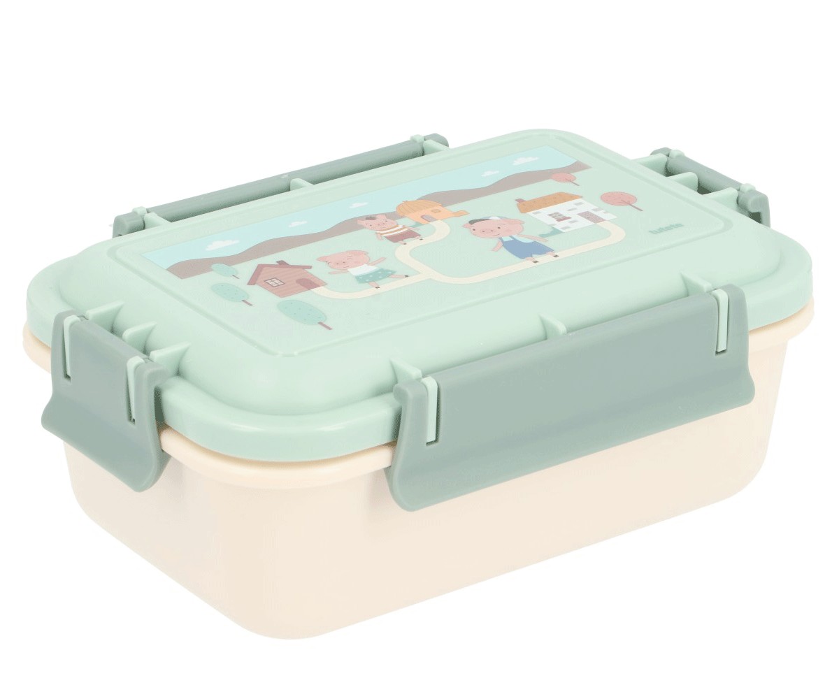 Tutete caja almuerzo Bento 3 cerditos