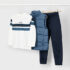 Mayoral conjunto 3p chaleco marino 4607
