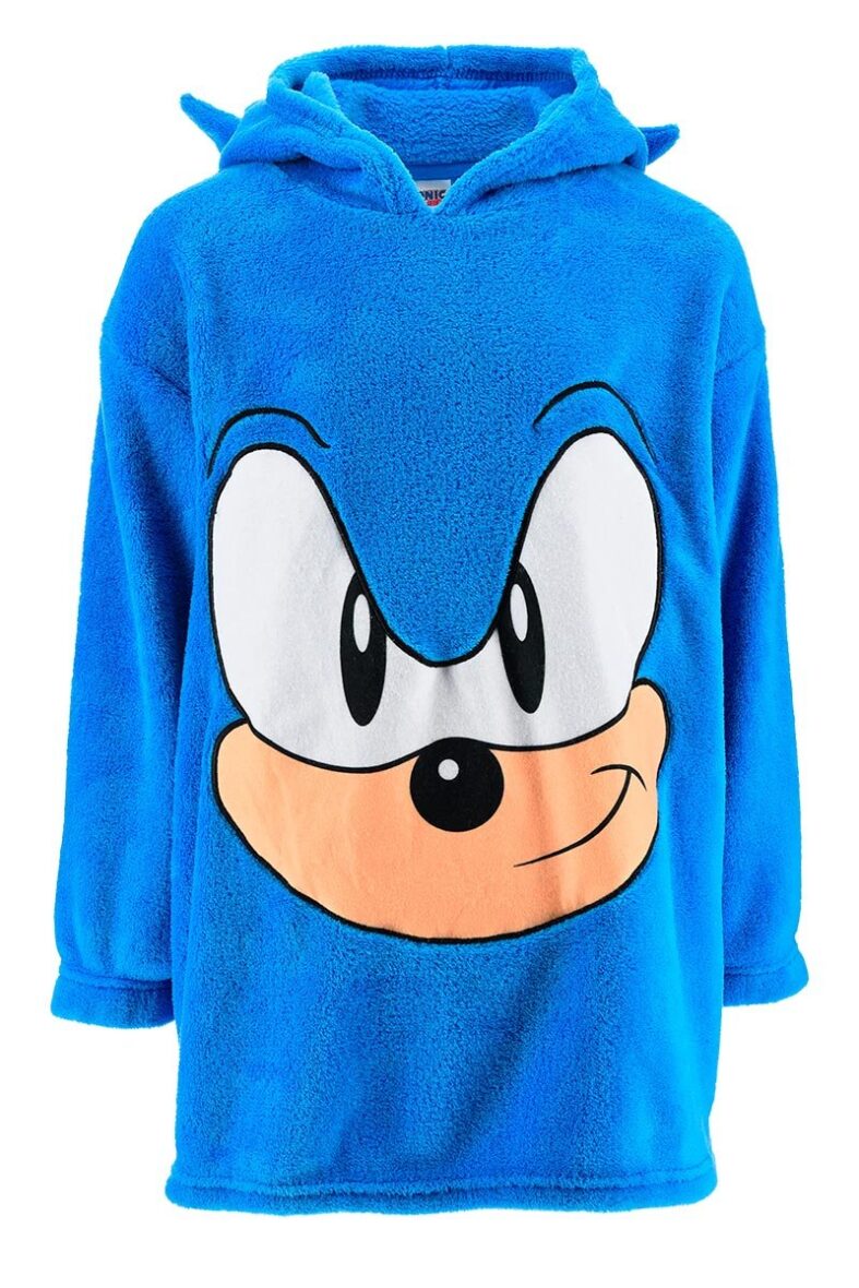 Sonic poncho batín azul