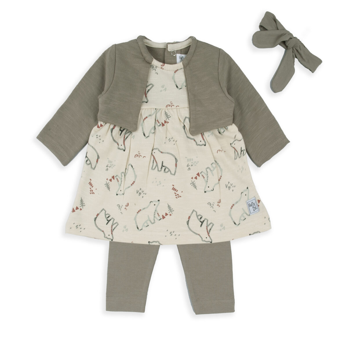 Babybol conjunto 2p Osos + cinta 250834