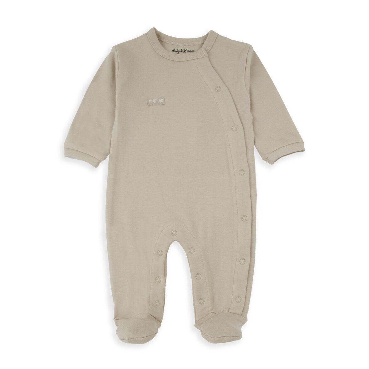 Babybol pijama algodón orgánico arena 250419
