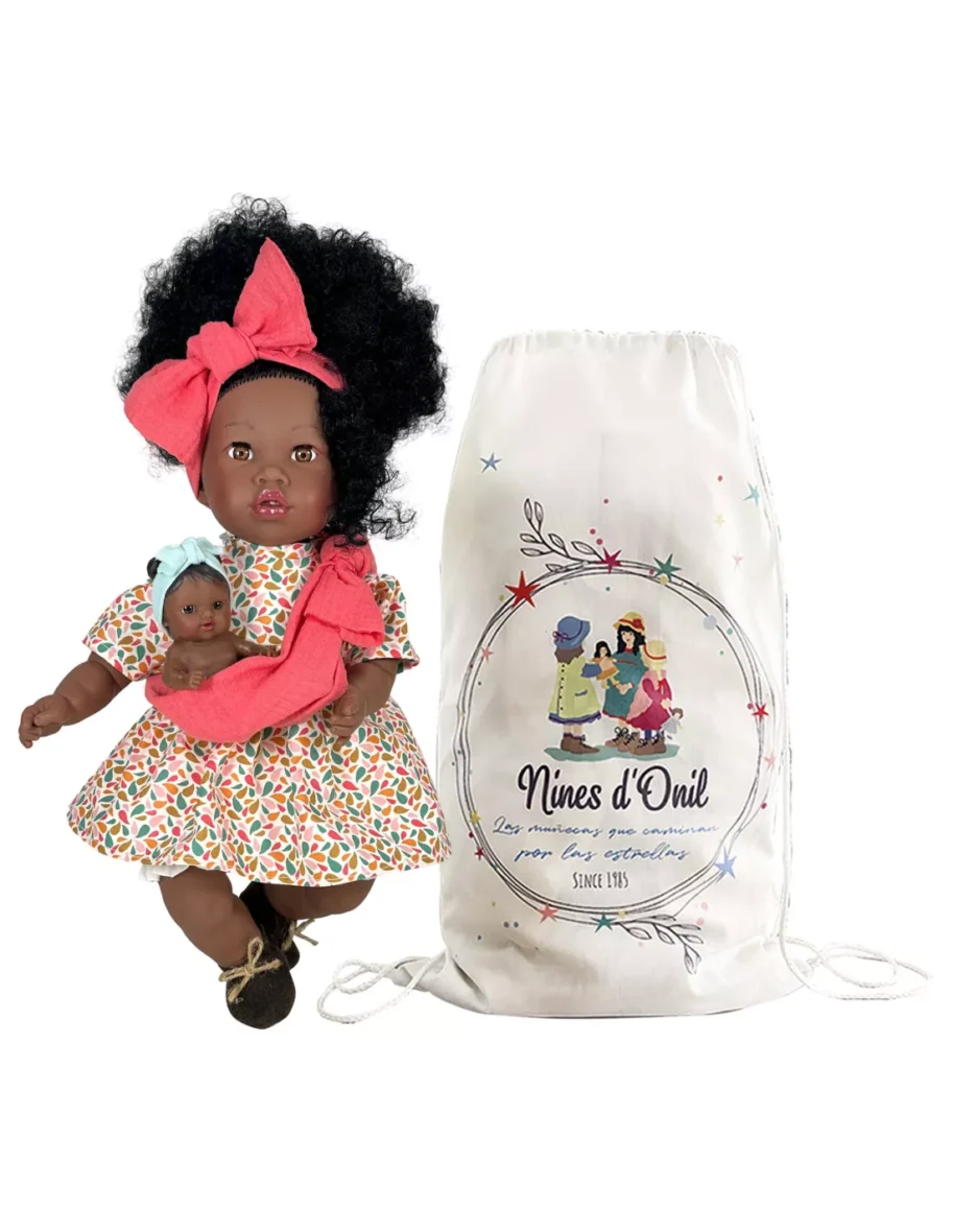 Nines d’Onil Alika con bebé Curly