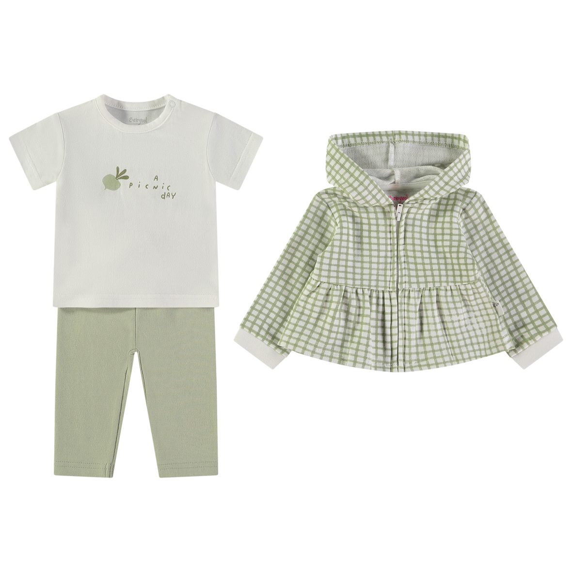Babybol conjunto 3p vichy 160060