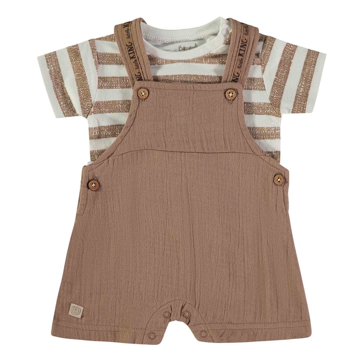 Babybol conjunto peto marrón 160863