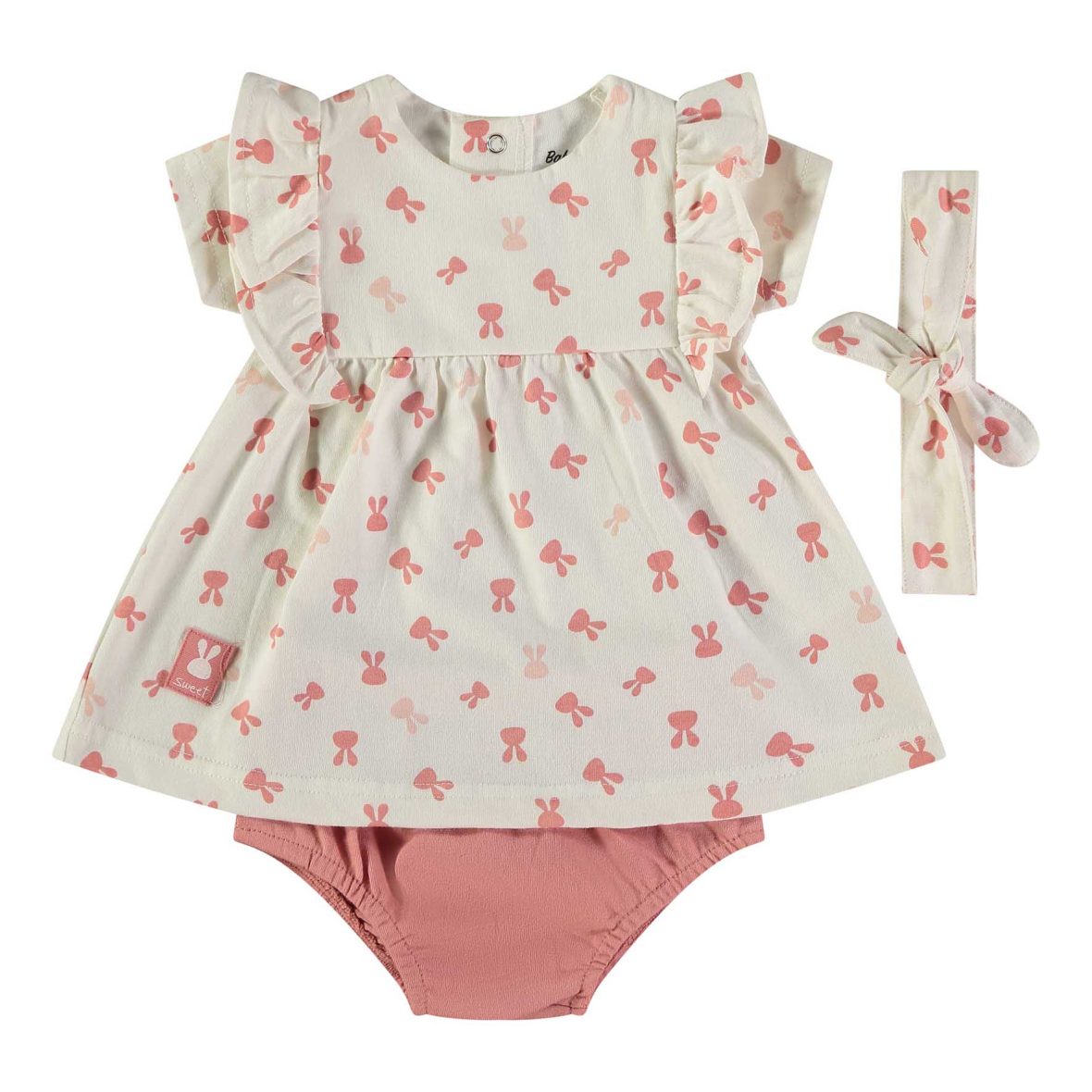 Babybol vestido 3p Coral 160443