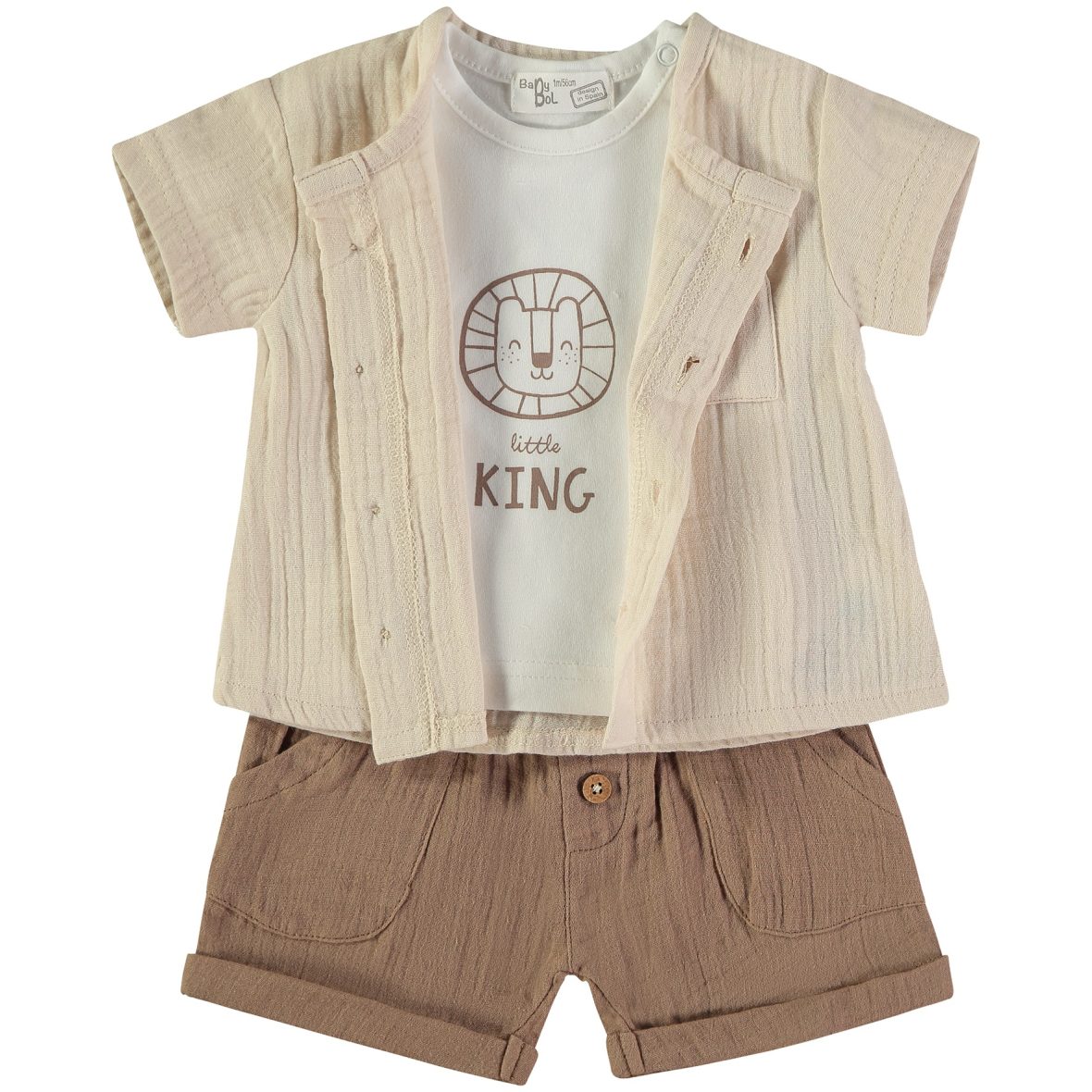 Babybol conjunto 3p Litte King 160870