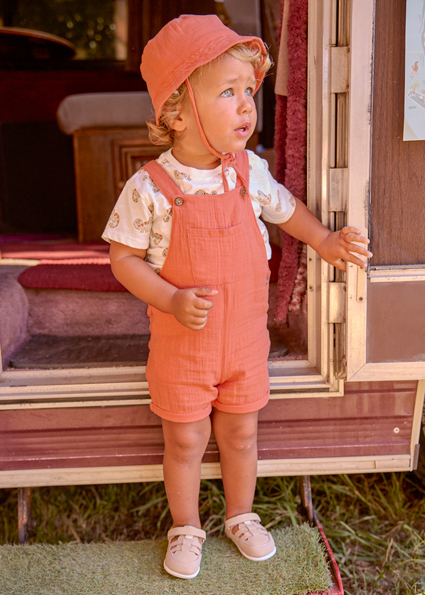 Mayoral peto+camiseta+gorro 1663